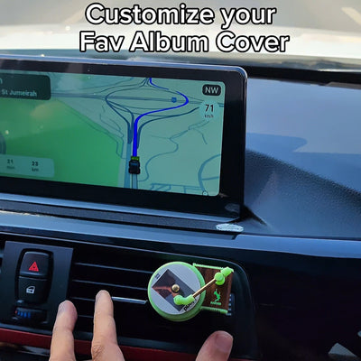 Glow in The Dark Vinyl Car Air Freshener - Revyno