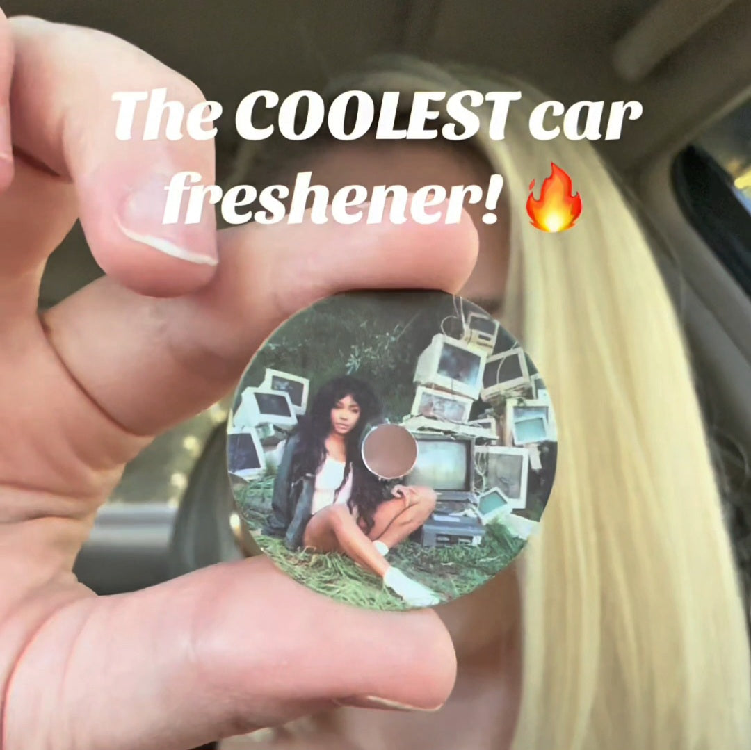 Glow in The Dark Vinyl Car Air Freshener - Revyno