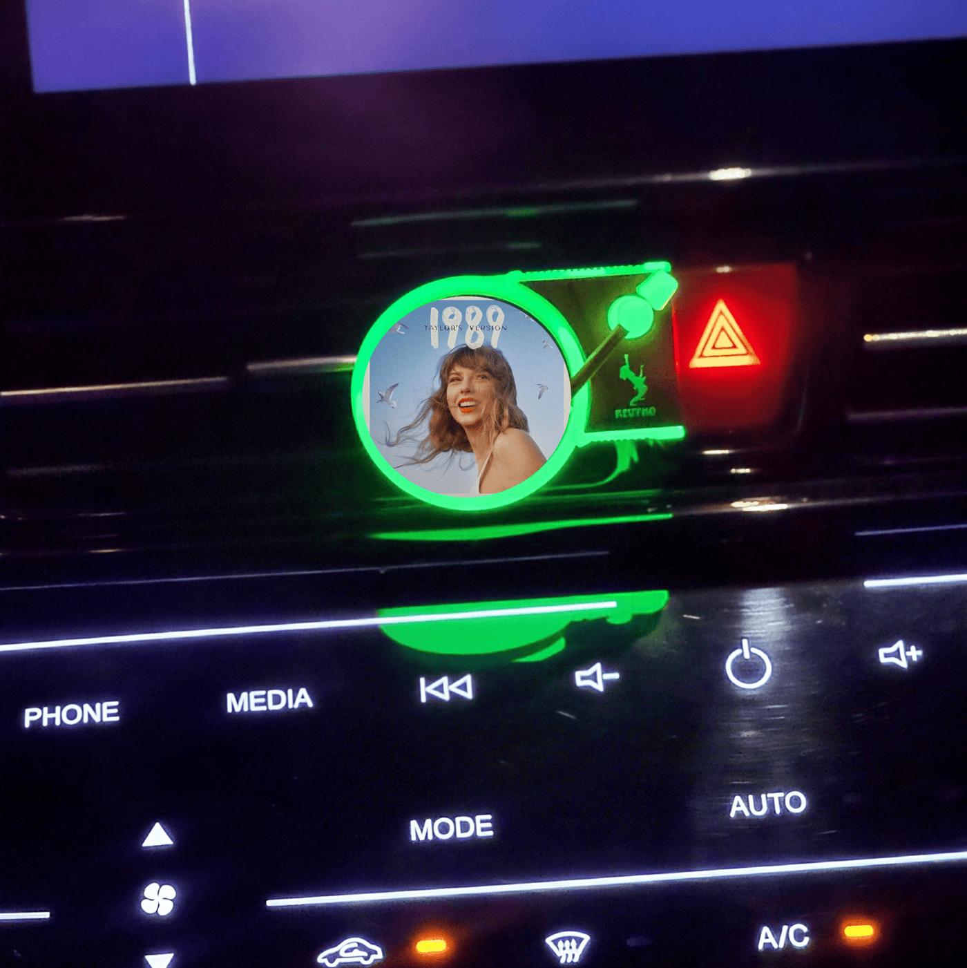 Glow in The Dark Vinyl Car Air Freshener - Revyno