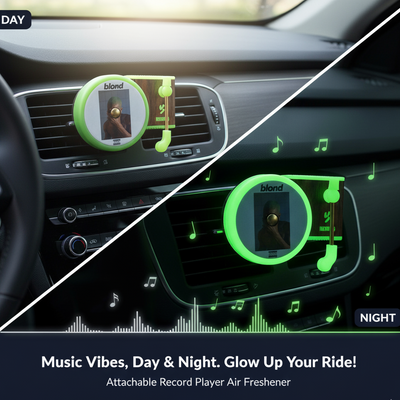 Glow in The Dark Vinyl Car Air Freshener - Revyno