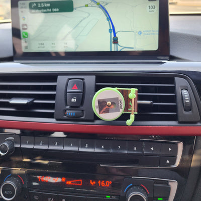 Glow in The Dark Vinyl Car Air Freshener - Revyno