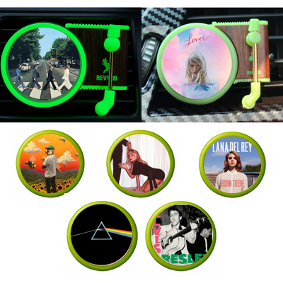 Glow in The Dark Vinyl Car Air Freshener - Revyno