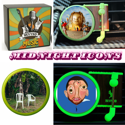 Glow in The Dark Vinyl Car Air Freshener - Revyno